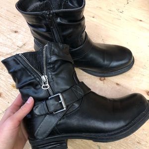 Black Combat Boots
